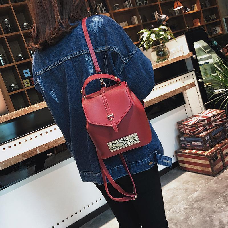 Women Backpack PU Leather Anti-theft Bags